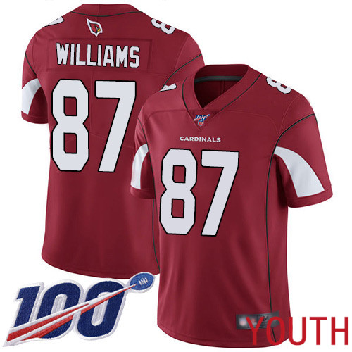Arizona Cardinals Limited Red Youth Maxx Williams Home Jersey NFL Football #87 100th Season Vapor Untouchable->youth nfl jersey->Youth Jersey